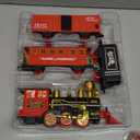 Letapapa Train Set, Christmas Train Sets for Under The Tree, Electric Train Toy for Boys & Girls, Toy Train w/Steam Locomotive, Tracks, Lights & Sound, for 3 4 5 6 7 8+ Year Old Kids