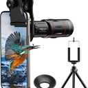 Evil eye 18X Telephoto Lens, Hight Power Telephoto Phone Lens with Tripod, Mobile Cell Lens Attachment for Android & iPhone, Samsung and Most Smartphone