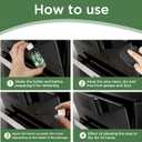 2 x Black Touch Up Paint tile paint porcelain repair kit Specialty Tub and Tile, High-Gloss Quick-Dry Porcelain Paint for Scratches & Chips on Porcelain, Acrylic, Enamel, Cast Iron, Tubs, Tiles, Sinks Wooden furniture and Toilets