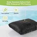 OTraki 2PCS Large Wet Bag 20x24 inch Waterproof Bag for Swimsuit Reusable Wet Dry Bag With Portable Handle Wet Clothes Storage Gym Bag for Beach Pool Drying do not exceed 176 Black & Grey