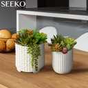 Succulents Plants Artificial 28 Pcs Realistic Premium Fake Succulents Faux for Indoor Outdoor UV Resistant DIY Home Office Decor