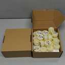 Amagic 100 Pack Battery Operated Tea Lights Candles, Fake Tealights Candles, Flameless LED Tea Lights for Halloween, Wedding, Votive, Festival, Table Decor(100 Pack, Warm White) (Ivory)