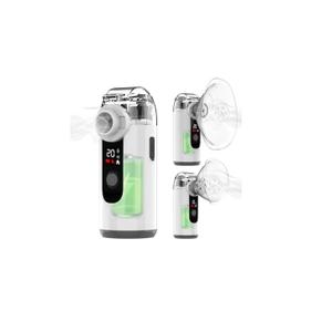 Hand-held Nebulizer for Respiratory System, Portable Nebulizer with Self-Clean Mode, Rechargeable Nebulizer for Home Office Travel