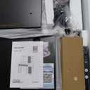 IDEALHOUSE Fluted Vanity Desk with Mirror and Lights, 45" Makeup Vanity with Large Cabinets, Drawers, Dressing Table with 3 Color Lighting Modes, Built-in Charging Station for Bedroom, Black