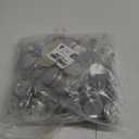200 Sets Blank Button Making Supplies 37mm/ 1.46 inch Metal Round Badge Button Pin Parts Kit Metal Shells Metal Back Cover and Clear Film DIY Button Making Kit for Button Maker Machine