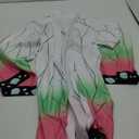 Kids Kimetsu Tanjirou Nezuko Giyuu Cape Cloak Cosplay kimono Cardigan Top Jacket M