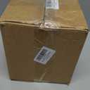 Rustic Brown Ceramic Vase - 5IN Small Round Clay Vase Vintage Farmhouse Style Decor, Circle Wabi Sabi Vases for Farmhouse Home Decor, Decor Living Room, Table, Shelf