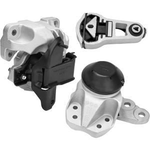 3PCS Engine Motor Transmission Mounts Set Replacement for 2011-2015 Ford Explorer V6 3.5L Without Turbo Replacement for A5663HY, A5635, A5734