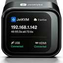 JetKVM Open-Source IP KVM Switch jetkvm Computer remotely Control lP/MAC/HDMl/USB Touchscreen LCD USB-C(Power/Keyboard/mouse) Mac/Windows/Linux,KVM Switches for Home Offices,Business,Data Center