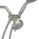 Moen Ignite Brushed Nickel Five-Function 3-3/4" Diameter 5-Function Shower Spray Head with Handheld Showerhead, 20016SRN