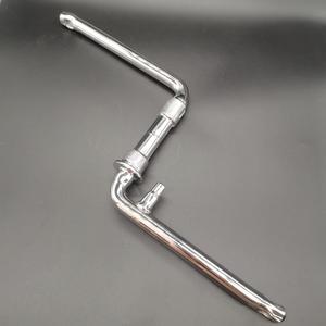 One Piece Chrome Crankarm Set,Wide One Piece Bike Crank to Crank Assembly Kit