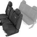 Rough Country Neoprene Front Seat Covers for Chevy Silverado & GMC Sierra 1500 (1999-2006) - Waterproof & UV Resistant, Foam Padded, Front Seat Cover Set