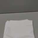 Square Tablecloth 36 x 36 inch for 2 Seats Dining or Side Table Washable End Table Cloths Polyester Fabric White