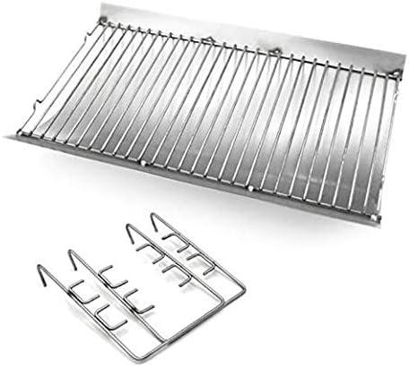 P0350H (1-Pack) 27 inches Steel Ash Pan with Wire Grate for Chargriller Charcoal Grill 1224, 1324, 2121, 2222, 2727, 2828, 2929, Chargriller 200048,Charbroil 1730205 (27 x 13 1/4)