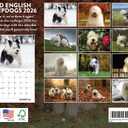 Old English Sheepdog Calendar 2026 Monthly Wall Calender 12 Month | American Made In The USA