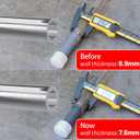 2 PCS Racing Fuel Jug Hoses with Hose Bender, Clear Racing Fuel Filler Hose for Fuel Filler Hoses Container Fuel Tank Gas Can, 3/5/5.5 Gallon VP Fuel Jugs