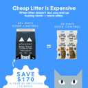 Boxie Probiotic Cat Litter, 40 Day Odor Control, Clumping Clay Kitty Litter, Odor Eliminating Probiotics, Dust-Free, No Fragrances No Fillers, 40 lb