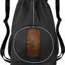 Basketball Backpack, 45 L Drawstring Sports Bag with Large Shoe Compartment and Wet Pockets for Women Men Gym Bag