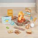 Melissa & Doug Let's Explore Campfire Smores Set with Toy food & Kids Play Kitchen Accessories, Preschool Learning Toys for Girls & Boys 3+