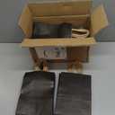 Bakepacker 100-Pack Small Size Gift Paper Bags with Handles Bulk 8.3"x6"x3.17" Black Party Kraft Shopping Bags