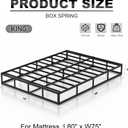 UOMEUR King Box Spring 9 Inch Heavy Duty Metal Mattress Foundation with Fabric Cover, 3000LBS Max Weight Capacity, Noise Free, Easy Assembly