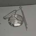 Upgraded Turkey Deep Fryer Stand Accessories Kit and Vertical Skewer, Thanksgiving Turkey Fryer Replacement Parts Poultry Hanger Chicken Rack for Deep Frying Pot, Stainless Steel (with Lifter Hook)