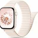 AMKSY Magnetic Sport Bands for Apple Watch Bands for Men Women 44mm 49mm 46mm 42mm 45mm 40mm 41mm 38m, Soft Silicone Strap Wristbands for Apple iWatch Ultra 3 2 1 Series 11 10 9 8 7 6 5 4 SE