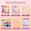 Shake-its Glitter Craft Kits, DIY Art Kit for Kids - Fun Shake Art Supplies, Creative Arts and Crafts Activity Gifts for Girls & Boys Ages 4 5 6 7 8 9 (Flowers & Butterflies)