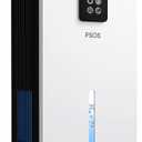 Dehumidifier, Dehumidifiers for Home,98 OZ Water Tank, (1000 sq.ft) Quiet Dehumidifier for Basement Bathroom Bedroom with Humidity Display, Auto Shut Off, Relaxing 7 Color Ambient Light(White)