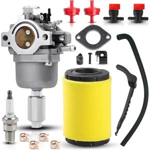 YTH18542 Carburetor Carb Replacement For Husqvarna YTA18542 592953 YTH2042 PB195H42LT LTH1438 Craftsman YTS3000 LT3000 Poulan Pro Troy Bilt lawn tractor with 17hp 18hp 19hp engine