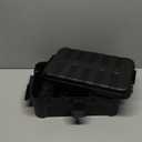 Flemoon Large Outdoor Electrical Box (12.5 x 8.5 x 5 inch), IP54 Waterproof Extension Cord Cover Weatherproof, Protect Outlet, Plug, Socket, Timer, Power Strip, Holiday Light Decoration, Black