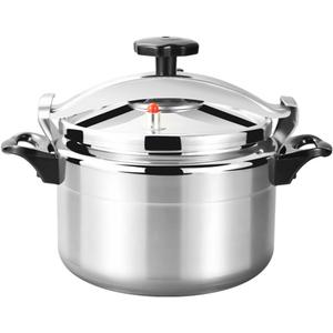 Luxshiny Stainless Steel Pressure Cooker, Gas Stove Top Pressure Canner 7L Safety Aluminum Canning Pot Household Cooker Pot Induction Cookware Silver (0 Quarts)