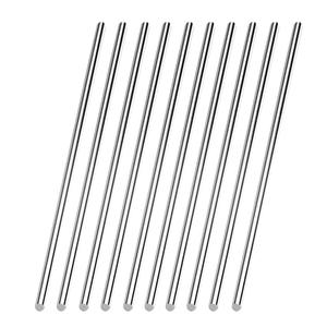 16 inches Long 4mm x 405mm 304 Stainless Steel Solid Round Rod for Metric Metal Solid Shaft Rods for DIY Craft - CNC -10pcs