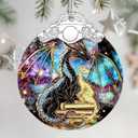 Christmas Ornaments Dragon Ornaments for Christmas Tree, Xmas Decorations, Holiday Decor, Ideal Gifts for Dragon Lover, Holiday Present & Xmas Gift, Festive Gifts for Neighbor, Friends and Family