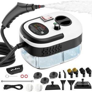 Steam Cleaner Steamer for Cleaning 2500W Handheld Steam Cleaner 6-Gears Adjustable, 15s Heat-Up, 1.2L Tank, Car Steamer for Furniture,Kitchen,Grout,Floor,Tile, Couch And Car