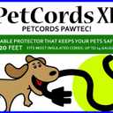 PetCords Dog and Cat Cord Pet Protector 20 FT, Protects Your Pets from Chewing Through Insulated Cables up to 20 FT, Pet and Critter Safety Device, Unscented, Made and Designed in The USA (Clear)