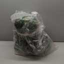 Glintoper Lighted Artificial Christmas Urn Filler, Pre-lit Xmas Pine Trees with Cones, Golden & Red Berries, Tripod Stake and 60 LED Lights, Outdoor Light Up Planter Filler Holiday Home Decor, 2 Pack