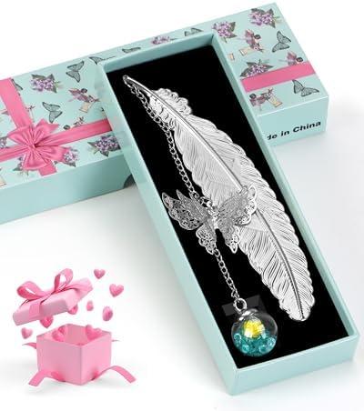 SET OF 3, Christmas Stocking Stuffers for Women - Bookmark Birthday Gifts for Women Mom Teacher Best Friend Sister Coworkers - Unique Holiday Funny Bookmarks for Book Lovers - Gifts for People Who Like to Read