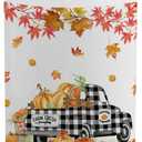 Bonsai Tree Fall Decorations for Home, Fall Wax Warmer, Ceramic Truck Fall Wax Warmer for Candle, Thanksgiving Decor for Living Room Kitchen Bathroom Home