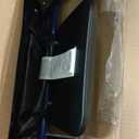 Drive Medical 10257BL-1 4 Wheel Rollator Walker With Seat, Steel Rolling Walker, Height Adjustable, 7.5" Wheels, Removable Back Support, 300 Pound Weight Capacity, Blue