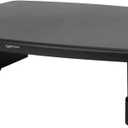 AmazonHeight Adjustable Monitor Stand Riser with Storage Organizer, Multifunctional Desk Accessories for Reduced Neck Strain - Fits Monitors, Laptops Up to 22lbs, Black