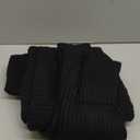 cyeollo Warm Stretchy Sweaters for Medium to Large Dogs Boy & Girl, Pullover Knitted Thermal Winter Big Dog Clothes with Sleeves Turtleneck Pet Beagle Border Collie Apparel, Black XXL