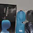 PrettyCare 3D Sleep Mask 2 Pack,Eye Mask for Side Sleeper 3D Contoured Sleeping Mask Blackout Out for Men- Blindfold Airplane with Ear Plugs, Night Masks with Travel Bag (Black/Blue)