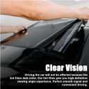 Car Window Tint Film for Auto Sun Shade Roll Width 20"×Length 19.68Ft Universal Dark Vinyl Protection Film with 5% VLT, Privacy Sunlight Heat UV Block Protection & Scratch Resistant, Black