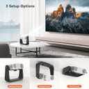 KDD Desktop Projector Mount - Ceiling/Wall Mount Projector with 360Adjustable - Universal Stand for LED Video Camera - Mini Wall Mounted Holder for Home Office School