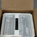 DUMOS Countertop Ice Maker, Portable 1.5L Ice Machine with Self-Cleaning, 26.5lbs/24H Fast Ice Making, 9 Bullet Ice Cubes in 6 Mins, 2 Size Options, Quiet Compact Ice Maker, Bright White