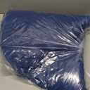 Blue Fluffy Round Area Rugs for Bedroom,3ft Shag Circle Area Rugs for Living Room,Non Slip Fuzzy Plush Rug for Kids Room Boys Girls Room and Dorm Home Decor Rug