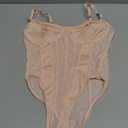 Lilosy Sexy Wireless Strappy Mesh Corset Lingerie Bodysuit Top, S