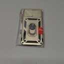 Janmitta Case for iPhone 12 & 12 Pro Phone Cover Built in Slide Camera Lens Cover+Screen Protector,Heavy Duty Shockproof Full Body PhoneCase with Finger Ring Holder Kickstand,Gold