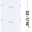 Cryspool® 07112 Filter Compatible with Clean and Clear Plus 520, CCP520, PCC130, R173578, 178585, 817-0143, C-7472, FC-1978, 4×130 Sq. Ft Pool Filter Cartridge, 4 Pack